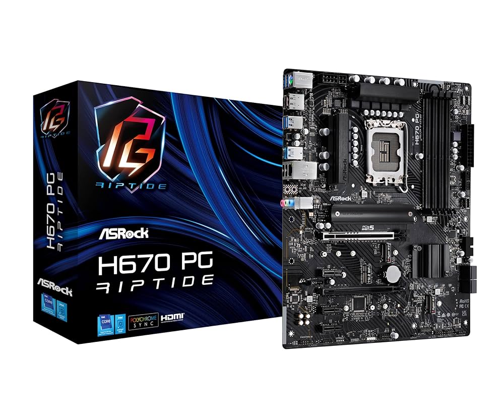 Amazon | ASRock マザーボード H670 PG Riptide Intel H670
